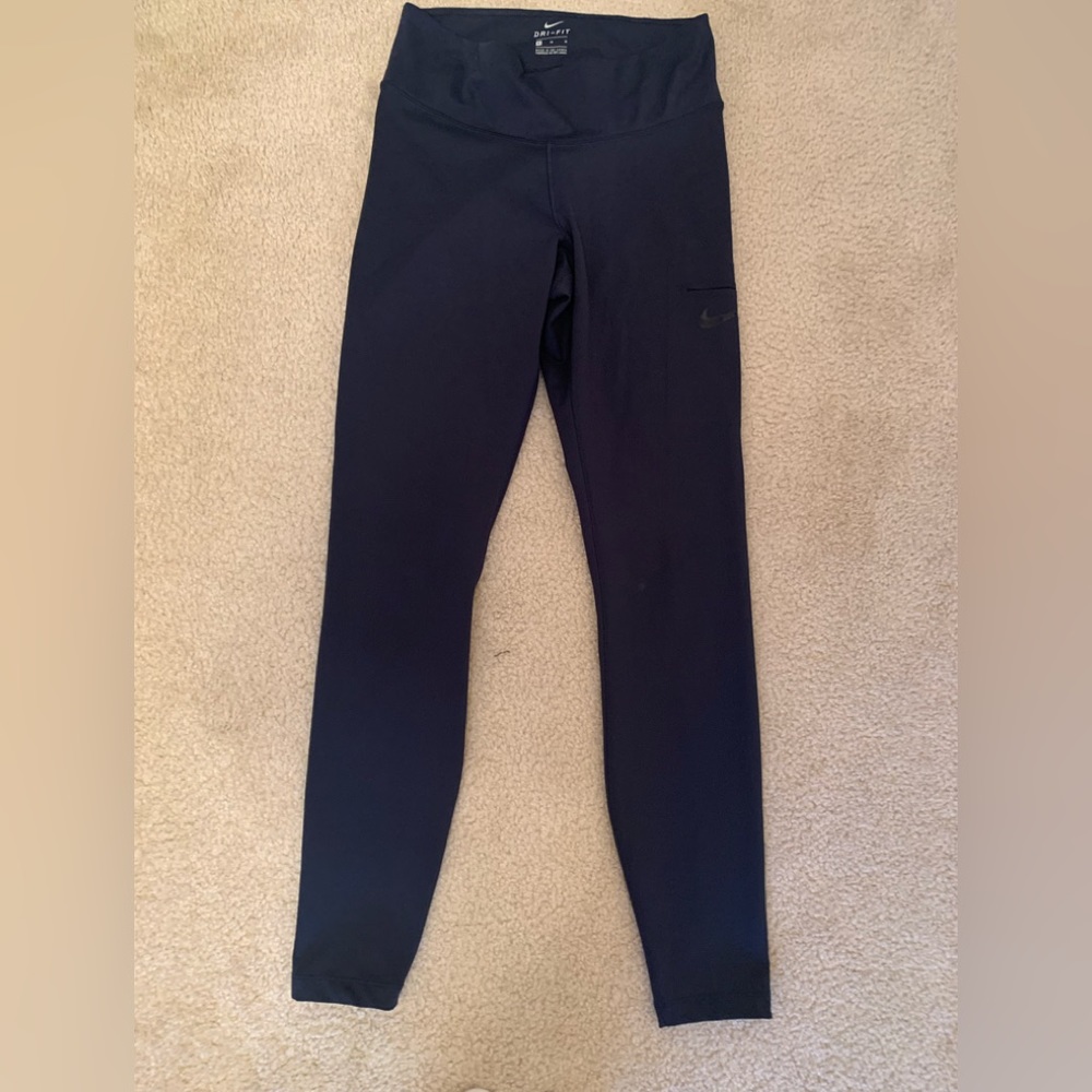Nike womens leggings Navy medium